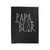 Papa Bear Quote Velveteen Blanket