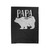 Papa Bear Since 1981 Velveteen Blanket