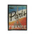 Paris France Velveteen Blanket
