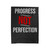 Progress Not Perfection Velveteen Blanket