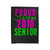 Proud Mom Of A Senior Mom Of Graduate Class Of 2019 Velveteen Blanket