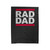 Rad Dad Fathers Day Velveteen Blanket