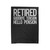 Retired Goodbye Tension Hello Pension Funny Retirement Party Humorous Quote Velveteen Blanket
