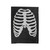 Rib Cage Skeleton Velveteen Blanket