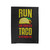 Run Like There's A Taco At The Finish Line Marathon Velveteen Blanket