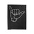 Shaka Hand Hang Loose Surf Shaka Velveteen Blanket