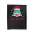 Shark Cartoon Santa Claus Velveteen Blanket