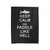 Shark Keep Calm And Paddle Like Hell Velveteen Blanket