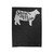 Show Mom Cow Silhouette Velveteen Blanket