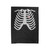 Skeleton Pregnancy Halloween Velveteen Blanket