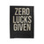 St Patricks Day Zero Lucks Given Velveteen Blanket