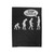 Stop Following Me Evolution Funny Velveteen Blanket