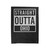 Straight Outta Ohio Parody Velveteen Blanket