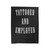 Tattooed And Employed Work Office Velveteen Blanket