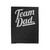 Team Dad Proud Dad Loves Kids Papa Daddy Dada Parent Best Dad Father Team Dad Velveteen Blanket