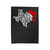 Texas Merry Christmas Santa Hat Velveteen Blanket