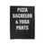 The Bachelorette Show Pizza Bachelor & Yoga Pants Velveteen Blanket