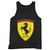 Our cotton ferrari black prancing horse shield logo men tank top is perfect for those intense workouts in the gym, at practice or pickup games.