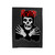 The Misfits Classic Skull Distressed Velveteen Blanket