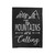 The Mountains Are Calling Climbing Hiker Velveteen Blanket