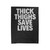 Thick Thighs Save Lives Funny Squat Leg Day Work Out Gym Exercise Velveteen Blanket