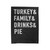 Turkey Family Drinks Pie Velveteen Blanket Turkey Family Drinks Pie Velveteen Blanket
