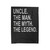 Uncle The Man The Myth The Legend Uncle Velveteen Blanket