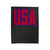 Usa America Patriotic Velveteen Blanket