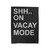 Vacay Mode Vacation Shh On Vacay Mode Velveteen Blanket