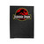 Vintage Style Jurassic Park Ringer Velveteen Blanket