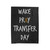 Wake Pray Transfer Day Velveteen Blanket