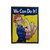 We Can Do It Spinnerette Velveteen Blanket