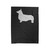 Welsh Corgi Silhouette Animal Pet Dog Velveteen Blanket