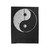 Yin And Yang Distressed Symbol Velveteen Blanket