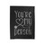 Youre My Person Greys Anatomy Meredith Grey Derek Shepherd Cristina Velveteen Blanket