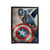 Captain America Logo Velveteen Blanket