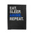 Eat Sleep Anime Repeat Velveteen Blanket