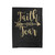 Faith Over Fear Velveteen Blanket