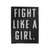 Fight Like A Girl Velveteen Blanket