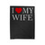I Love My Wife Velveteen Blanket