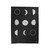Moon Phases Velveteen Blanket