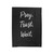 Pray Trust Wait Pray Christian Prayer Christian Gifts Velveteen Blanket