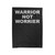 Warrior Not Worrier Velveteen Blanket