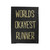 World's Okayest Runner Velveteen Blanket