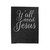 Y'All Need Jesus Velveteen Blanket