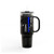 American Flag Thin Blue Line Punisher Skull Insulated Travel Mug