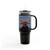 Deer Stag Horns Head Trippy Psychedelic Insulated Travel Mug