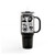 Michael Myers Slasher Gore Face Silhouette Insulated Travel Mug