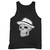 Our cotton skull in the fedora hat men tank top is perfect for those intense workouts in the gym, at practice or pickup games.
