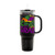 King Of Gras Mardi Gras Insulated Travel Mug